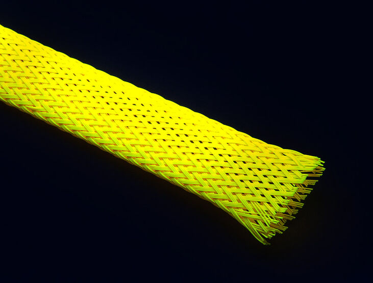 Techflex Flexo PET Sleeve 13mm - neon yellow, 1m image number 1