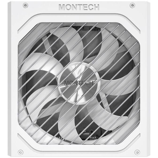 Montech Titan PLA 850W, 80 PLUS & Cybenetics Platinum, modular, PCIe 5.1 - 850 Watt, wei&szlig; image number 1