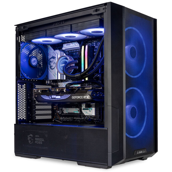 Gaming PC Obsidian, AMD Ryzen 7 7800X3D, NVIDIA GeForce RTX 4080 Super - Pre-built PC image number 4