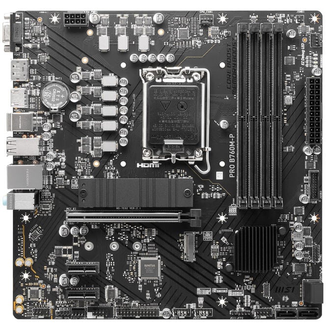 MSI Pro B760M-P, Socket LGA 1700, Intel B760M, Micro-ATX - DDR5 image number 2