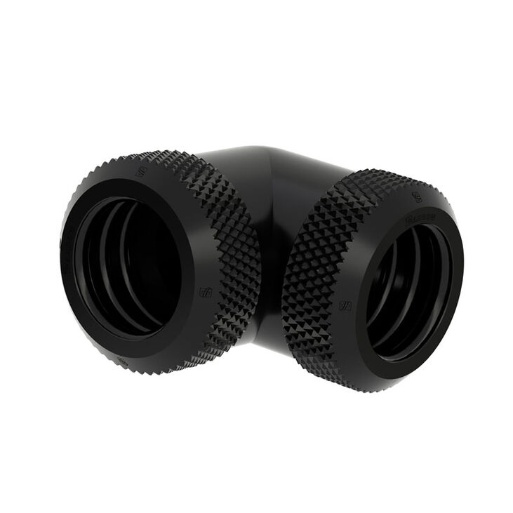 Barrow Multi-Link Adapter 90 Degree 14mm OD to 14mm OD Hardtube - Black image number 0