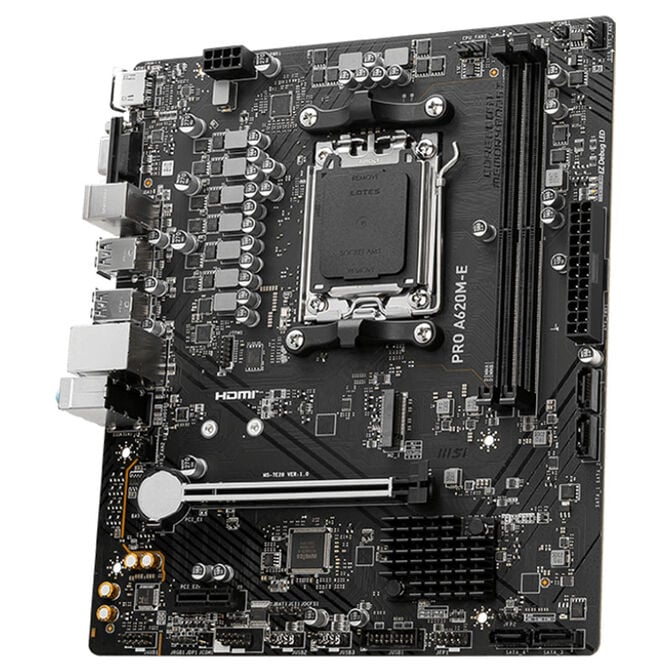 MSI Pro A620M-E, Sockel AM5, AMD B620, Micro-ATX - DDR5 image number 4