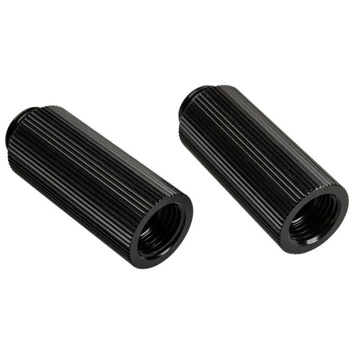 Bitspower Touchaqua Adapter gerade G1/4 Zoll AG auf G1/4 Zoll IG - 2er Pack, 40mm, schwarz image number 0