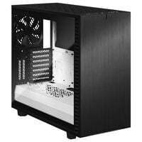 Fractal Design Define 7 Black & White TG Midi-Tower - Tempered Glass, gedämmt, schwarz/weiß