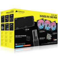 Corsair Hydro X Series iCUE LINK XH505i RGB Complete Water Cooling Kit - Black