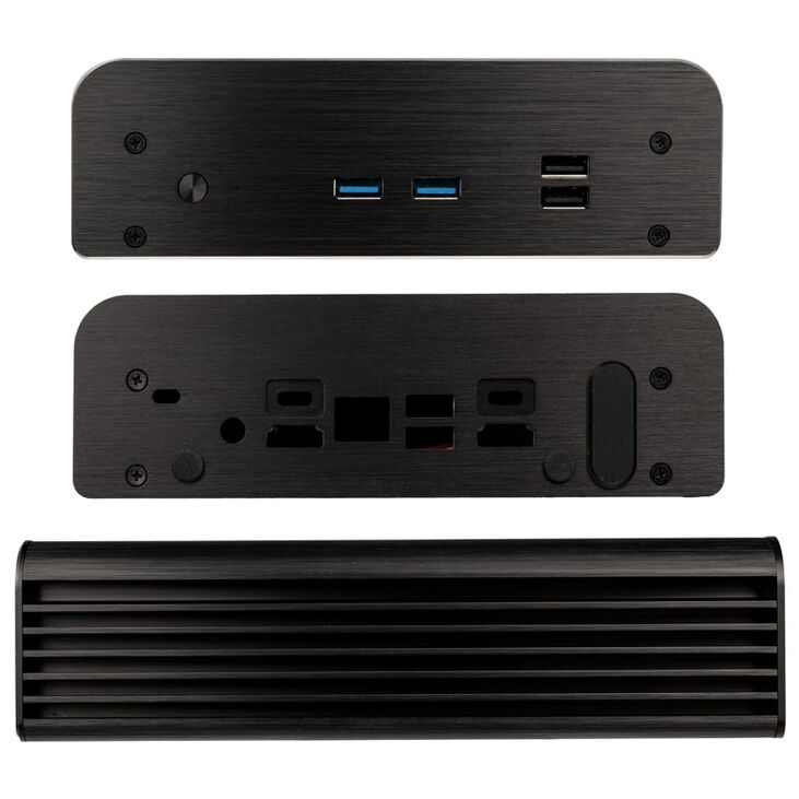 Akasa Newton TN UCFF-Gehäuse (Intel NUC), OEM - schwarz image number 2