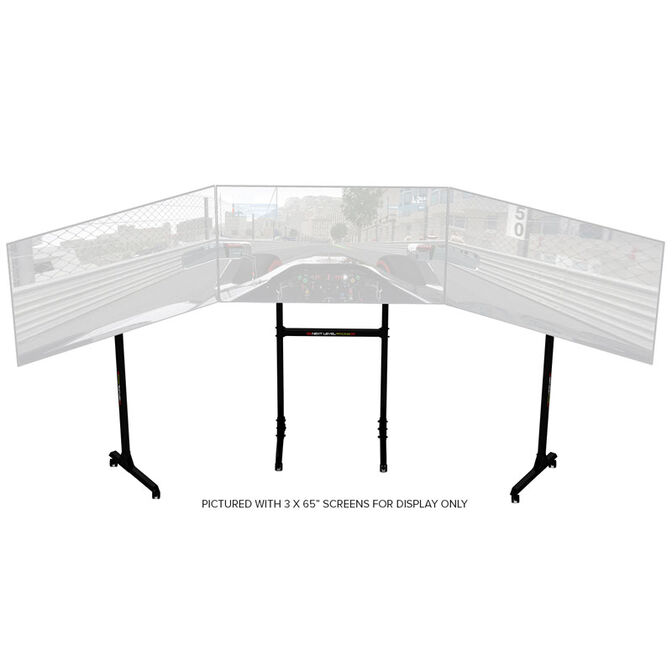 Next Level Racing Free Standing Triple Monitor Stand image number 1