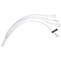 Alphacool Y-Splitter 4-Pin auf 4x 4-Pin PWM 30cm - weiß