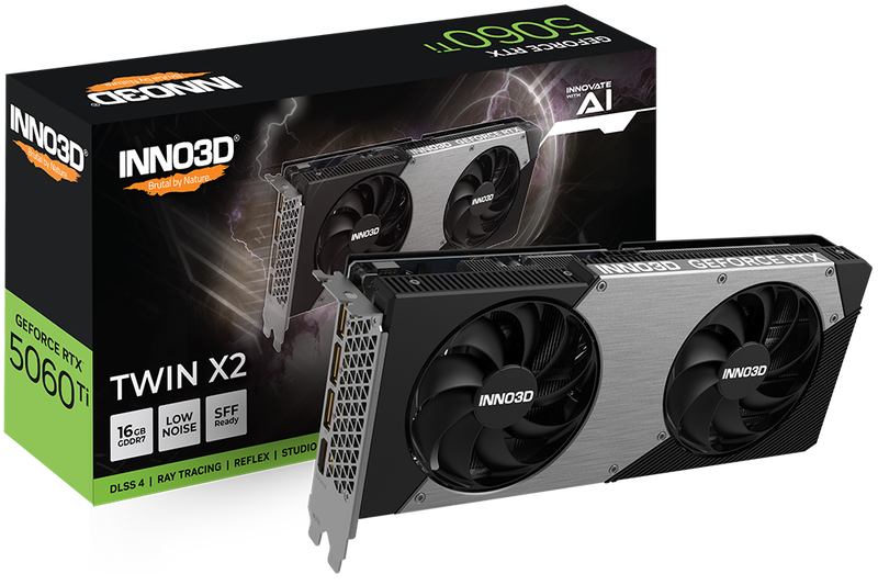 INNO3D GeForce RTX 5060 Ti Twin X2 16GB GDDR7
