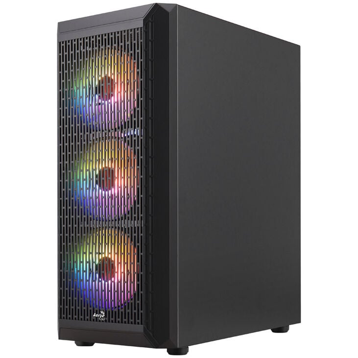 Aerocool Beam-G-BK-v2 Midi-Tower, Tempered Glass - schwarz image number 7