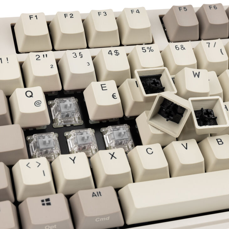Ducky Origin Vintage Gaming Tastatur, Cherry MX-Speed-Silver image number 4