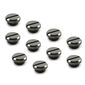 XSPC Verschlussstopfen V2 G1/4 Zoll AG - 10er Pack, schwarz chrome