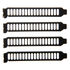 SilverStone SST-Aeroslots-BP PCI Slotblenden, 4 Stück - schwarz image number null