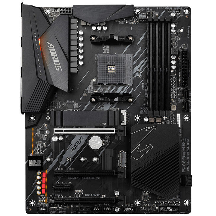 GIGABYTE B550 AORUS Elite V2 Mainboard, Sockel AM4, AMD B550, ATX, DDR4 image number 2