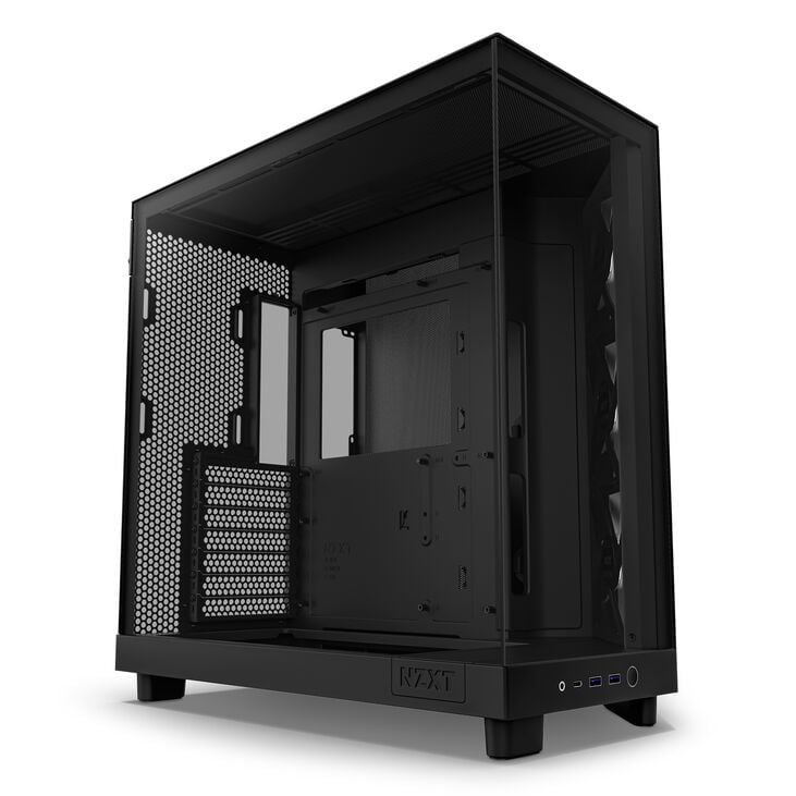 NZXT H6 Flow RGB Midi-Tower - Schwarz image number 2