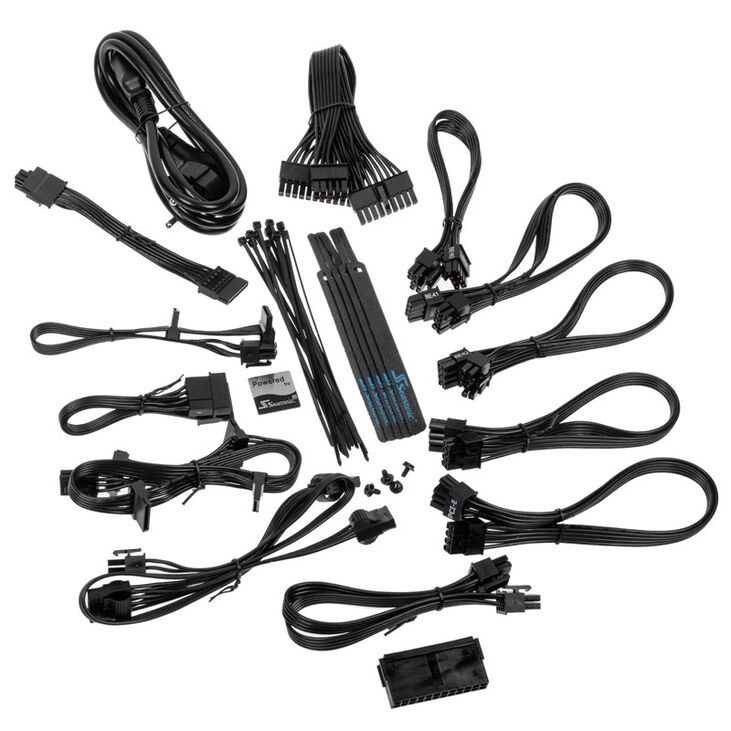 Seasonic Arch Q503 Midi Tower + CONNECT DGC-650 Gold Netzteil - schwarz image number 9