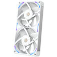 NZXT F240X RGB Case Fan, LCP Rotor, Hybrid Bearing, aRGB - white, 240mm image number null