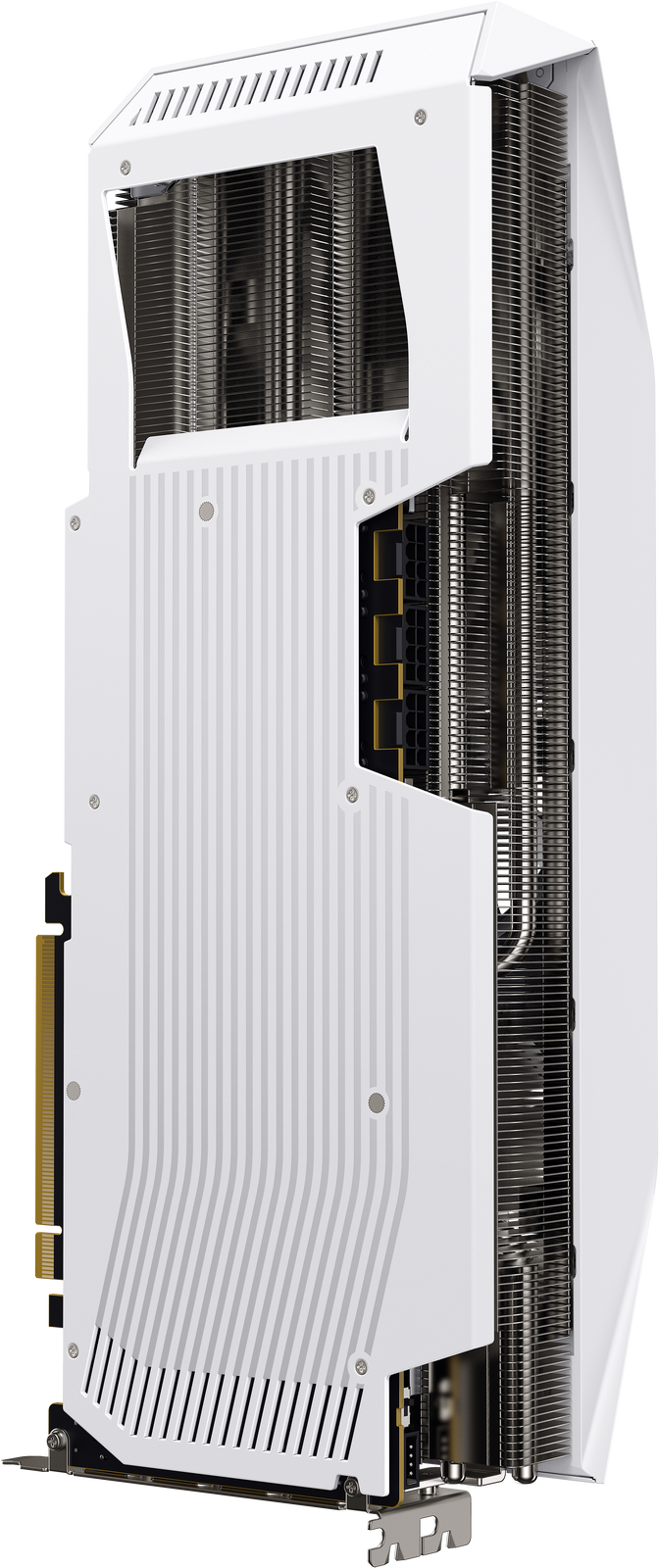 XFX Mercury Radeon RX 9070 XT OC White Gaming Edition RGB Graphics Card, 16384 MB GDDR6 image number 2