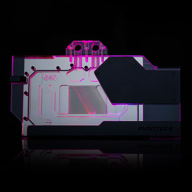 PHANTEKS Glacier G40 RTX 4090 Waterblock with Backplate for MSI, D-RGB - black image number 5
