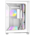 Antec C5 PC case, mid tower, ATX, RGB, tempered glass - white image number null