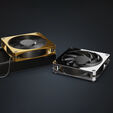 Alphacool Apex Stealth Metal Power Fan 120 mm, 3,000 rpm - chrome image number null