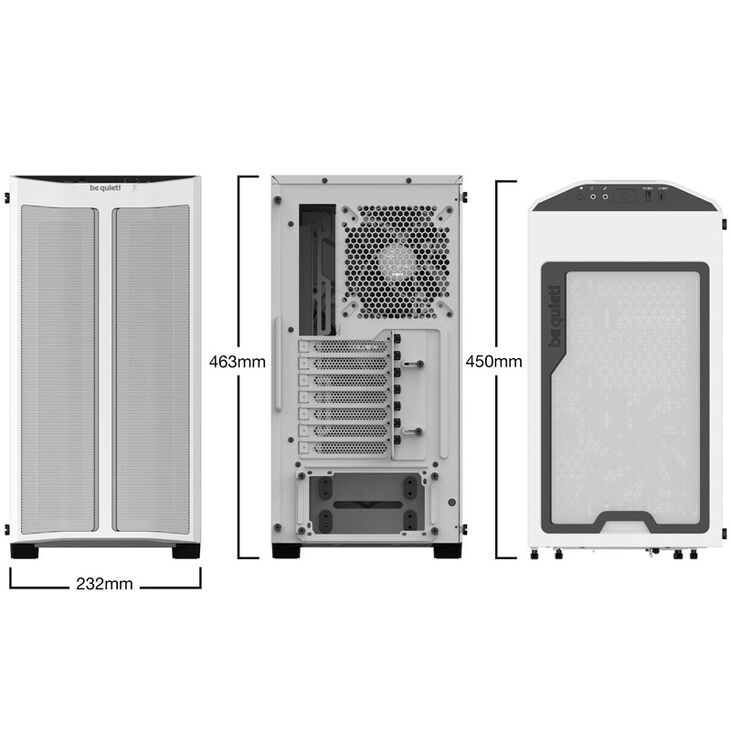 be quiet! Pure Base 500DX Midi-Tower - weiß image number 1