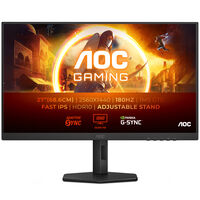 AOC Gaming Q27G4XF, 27 inch Gaming Monitor, 180Hz, QHD, Fast-IPS, Adaptive Sync