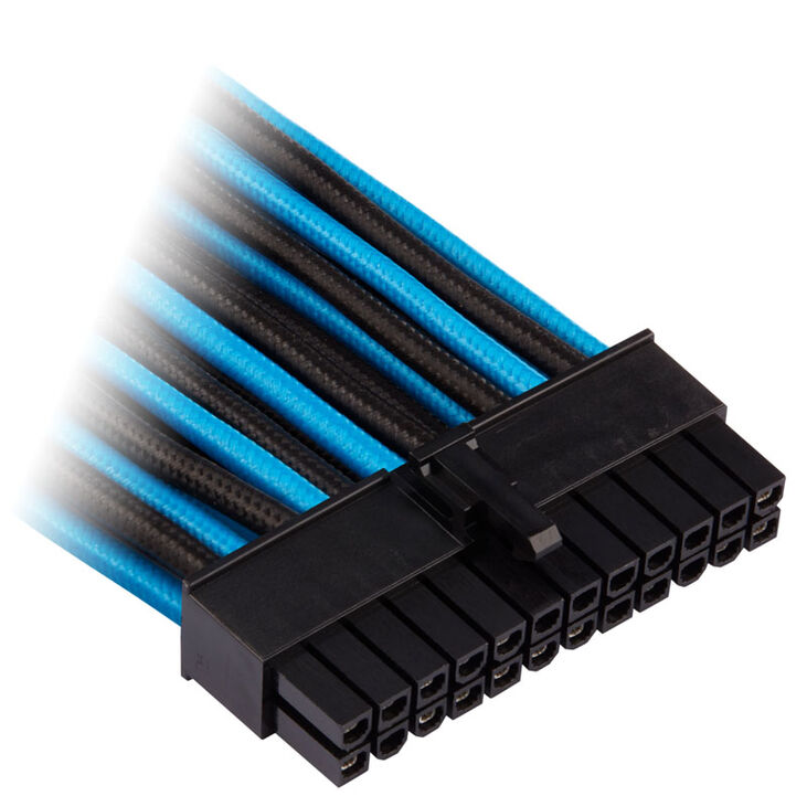 Corsair Premium Pro Sleeved Kabel-Set (Gen 4) - blau/schwarz image number 1