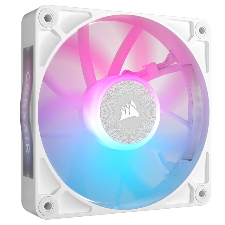 Corsair iCUE LINK RX120 RGB Series, PWM Fan 3-Pack - 120mm, white image number 1