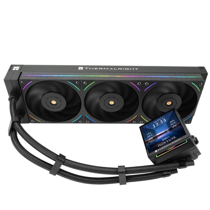 Thermalright Hyper Vision UB AiO Wasserk&uuml;hlung, ARGB, Intel- und AMD-Sockel - 360mm, schwarz image number 1