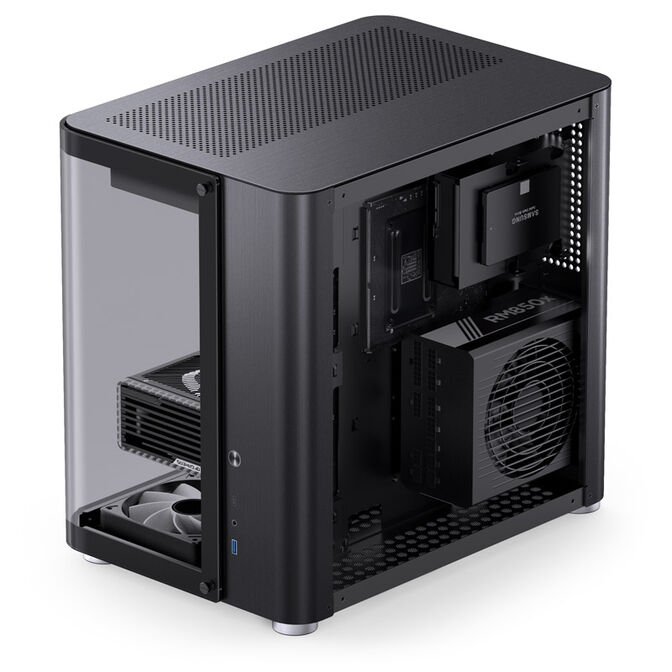 Jonsbo TK-2 2.0 Midi-Tower, Tempered Glass - schwarz image number 5