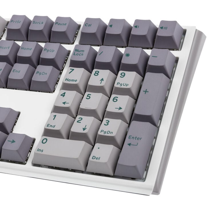 Ducky One 3 Mist Grey Gaming Tastatur, RGB LED - MX-Ergo-Clear (US) image number 7