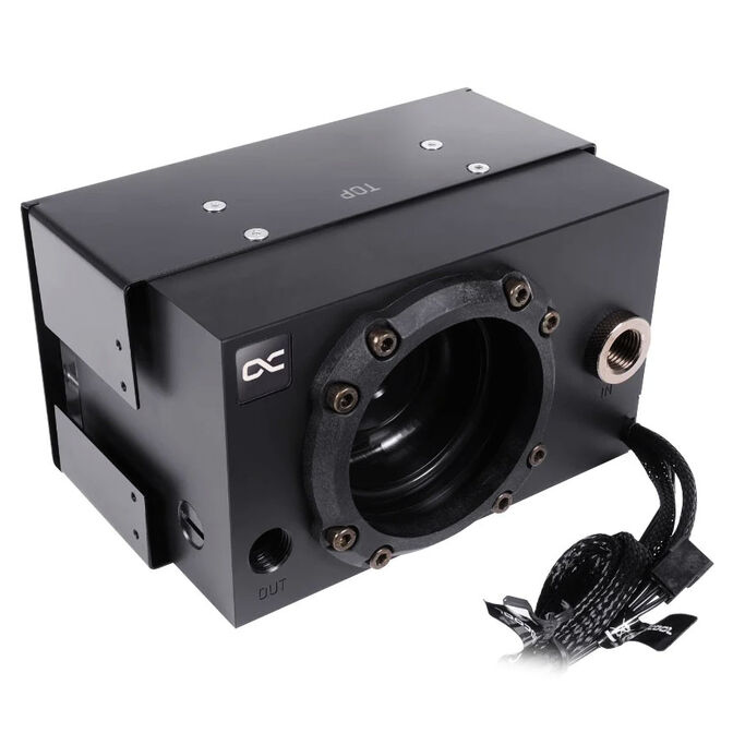 Alphacool ES 2U Ausgleichsbeh&auml;lter, f&uuml;r D5-Pumpen, mit Sensoren - schwarz image number 2