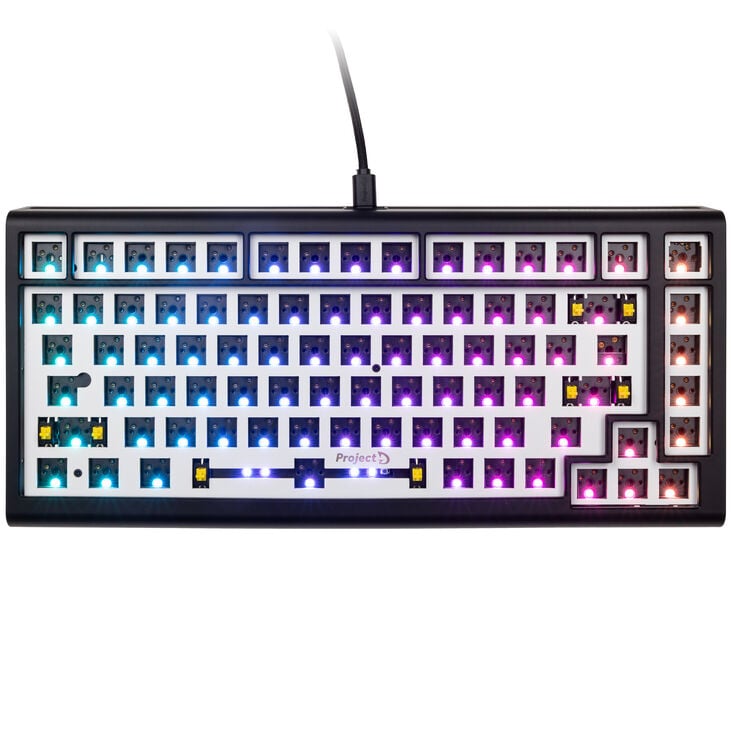 Ducky Tinker 75 Barebone Gaming-Tastatur, RGB - schwarz (ANSI) image number 1