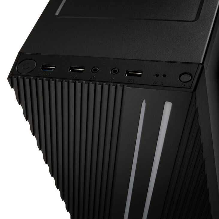 Aerocool STREAK RGB Midi-Tower - schwarz Window image number 4