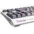 Ducky One 3 Mist Grey TKL Gaming Keyboard, RGB LED - MX-Ergo-Clear (US) image number null