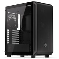 Endorfy Arx 500 Air PC-Geh&auml;use, Midi-Tower, ATX, Tempered Glass - inklusive 4x 140-mm-L&uuml;fter,schwarz