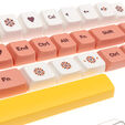 Ducky Daisy PBT Dye Sublimation Set - 133 Keycaps, ANSI-US-Layout, ANSI-US-Layout image number null