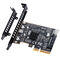 Graugear G-PCI-E-20G USB 3.2 Gen2x2 Internal Expansion Card, Type-E Key A, PCIe Gen4, 20 Gbit/s - Black