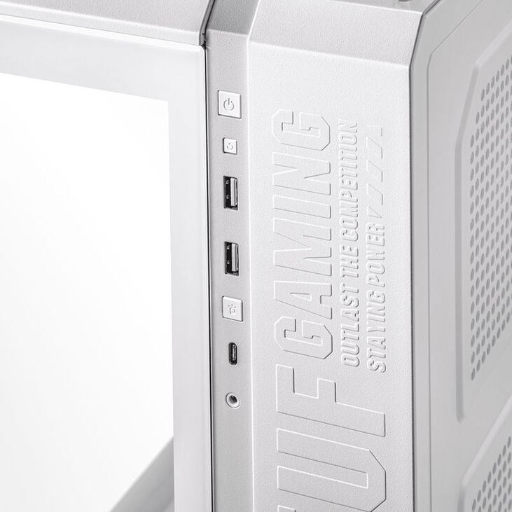 ASUS TUF Gaming GT502 Plus TG Case - white image number 3