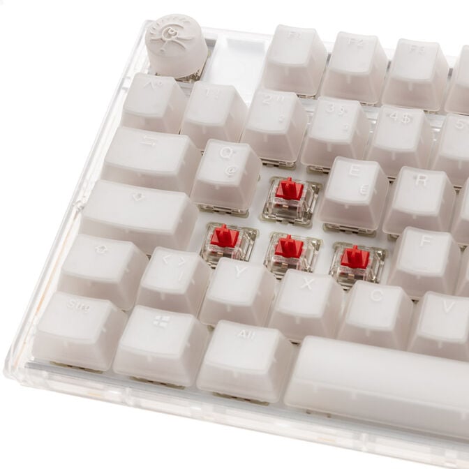 Ducky One 3 Aura White TKL Gaming Tastatur, RGB LED - MX-Red image number 4