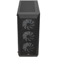 Aerocool Beam-G-BK-v2 Midi-Tower, Tempered Glass - schwarz image number null
