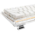 Ducky One 3 Aura White Mini Gaming Tastatur, RGB LED - MX-Silent-Red (US) image number null