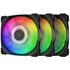 Geometric Future Squama 2505B RGB Fan, 3-pack - 120 mm, black image number null