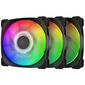 Geometric Future Squama 2505B RGB Fan, 3-pack - 120 mm, black
