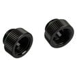Bitspower Touchaqua Adapter straight G1/4 inch female to G1/4 inch male - 2 pack, black image number null