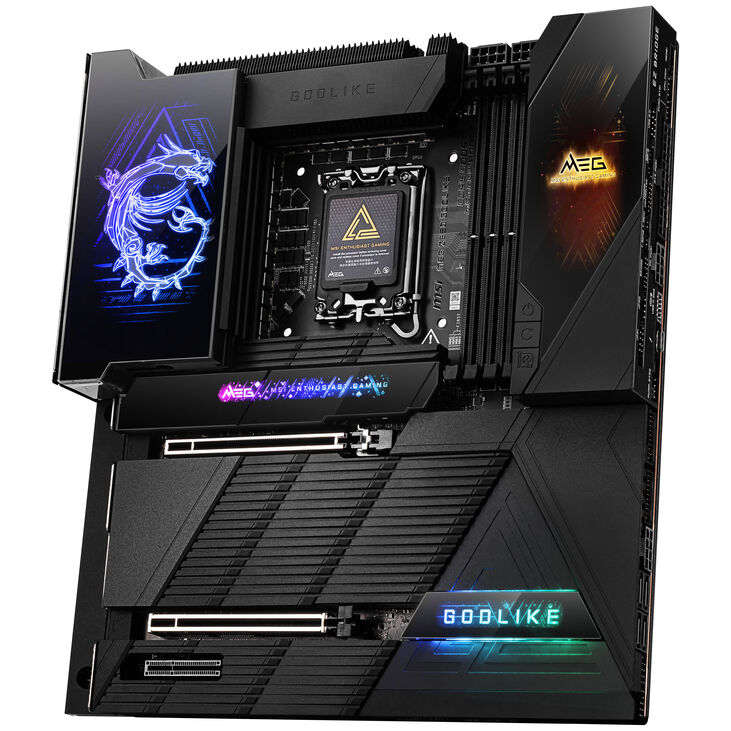 MSI MEG Z890 Godlike Mainboard, Sockel LGA 1851, Intel Z890, E-ATX, DDR5 image number 5