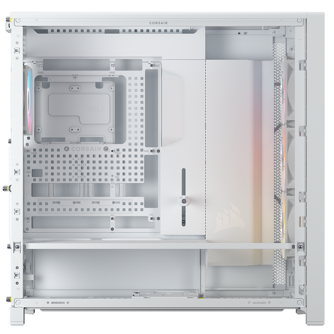 Corsair Frame 5000D RS ARGB PC Case, Mid-Tower, E-ATX, Tempered Glass - White image number 4