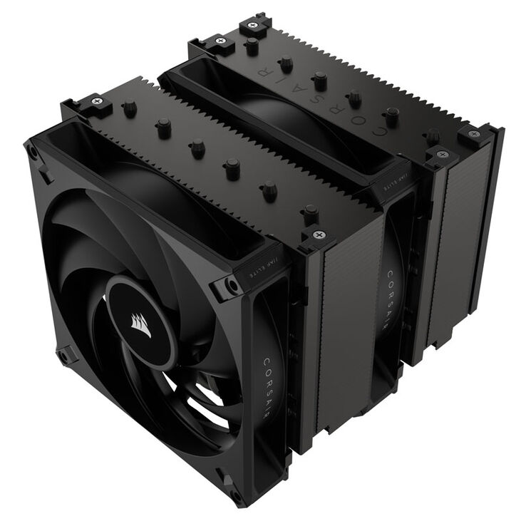 Corsair A115 CPU cooler, Dual Tower - 140mm, black image number 1