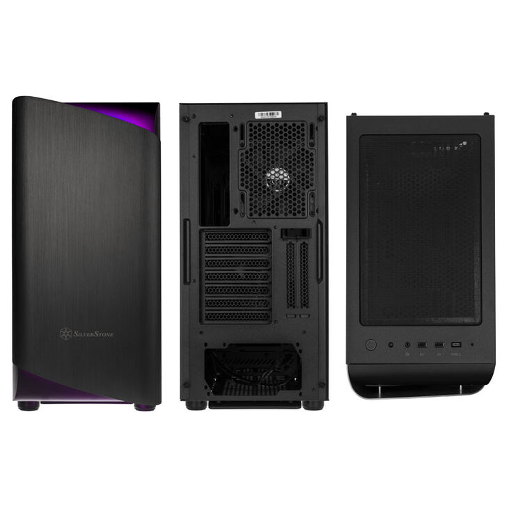 SilverStone Seta A1 Midi-Tower, Tempered Glass - schwarz image number 3